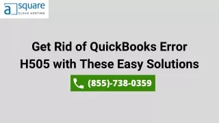 get rid of quickbooks error h505 with these easy