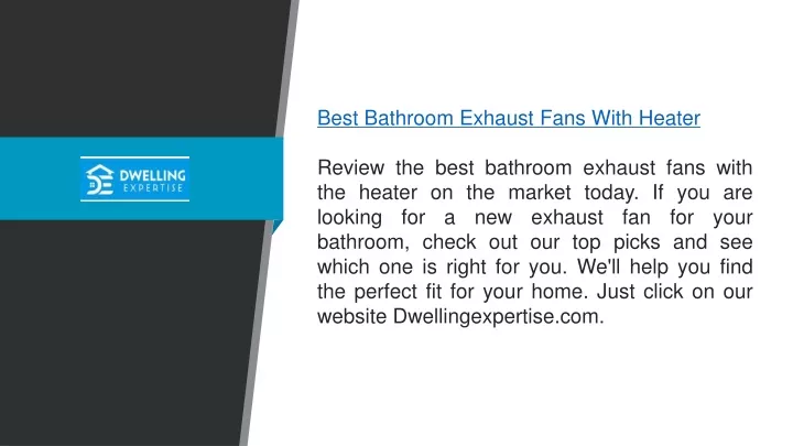 best bathroom exhaust fans with heater review