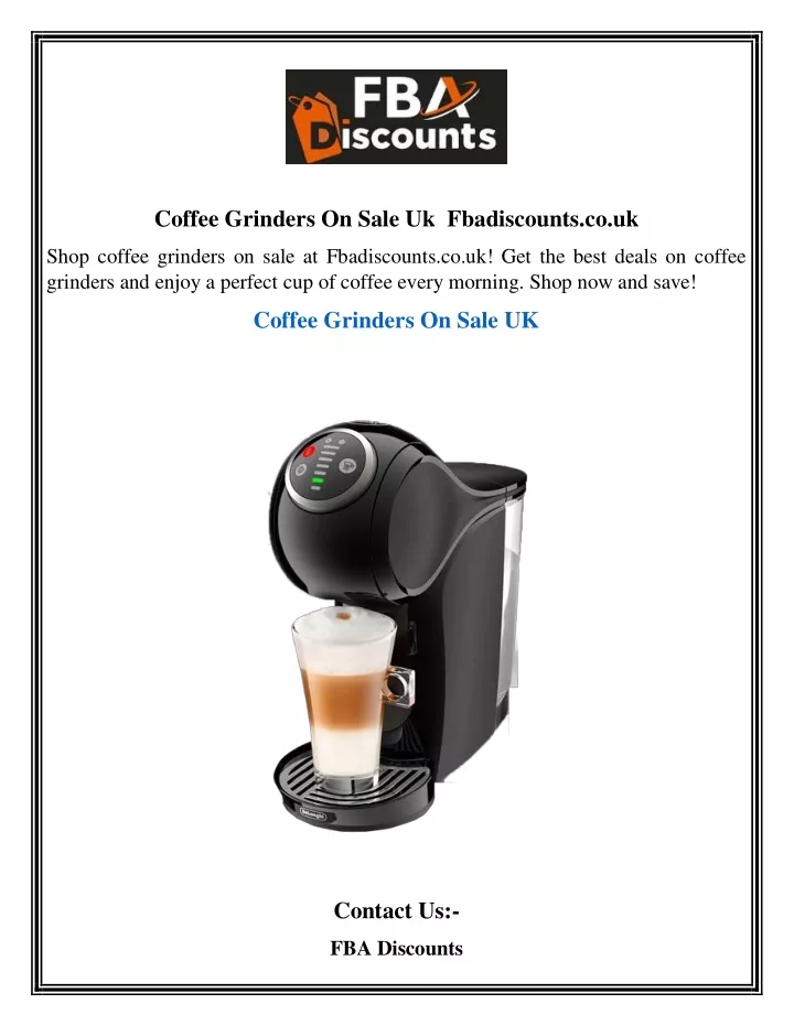 coffee grinders on sale uk fbadiscounts co uk