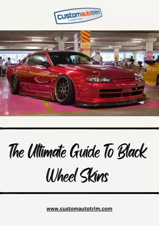 The Ultimate Guide To Black Wheel Skins