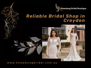 Reliable Bridal Shop in Croydon