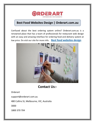 best food websites design orderart com au