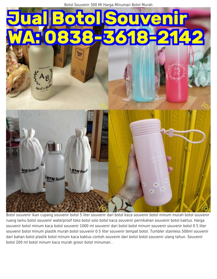 botol souvenir 300 ml harga minuman botol murah