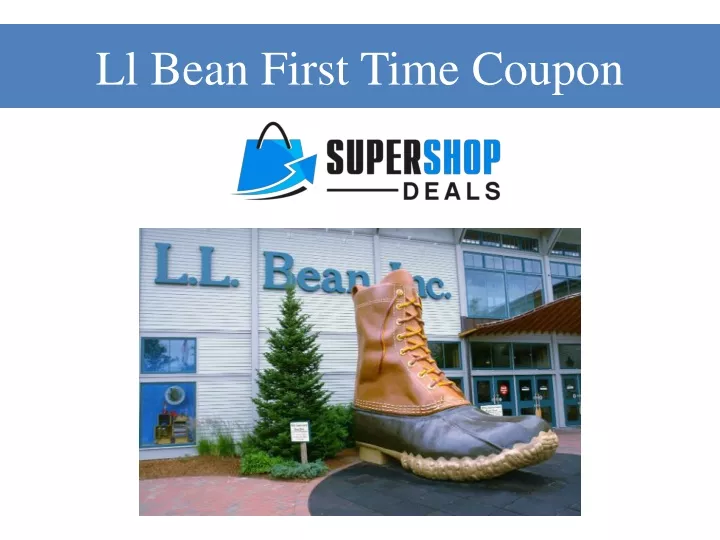 ll bean first time coupon