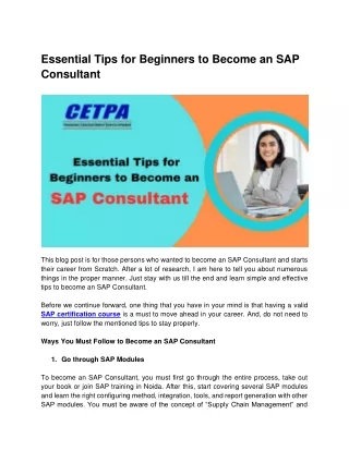 essential tips for beginners to become