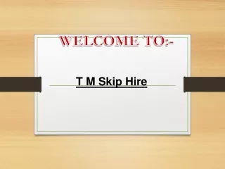 welcome to