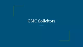 GMC Solicitors