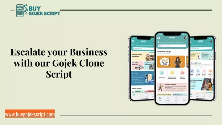 escalate your business with our gojek clone script