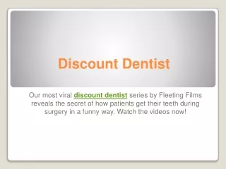Discount Dentist