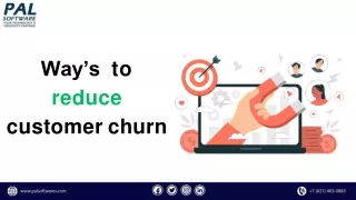 Way’s to reduce customer churn