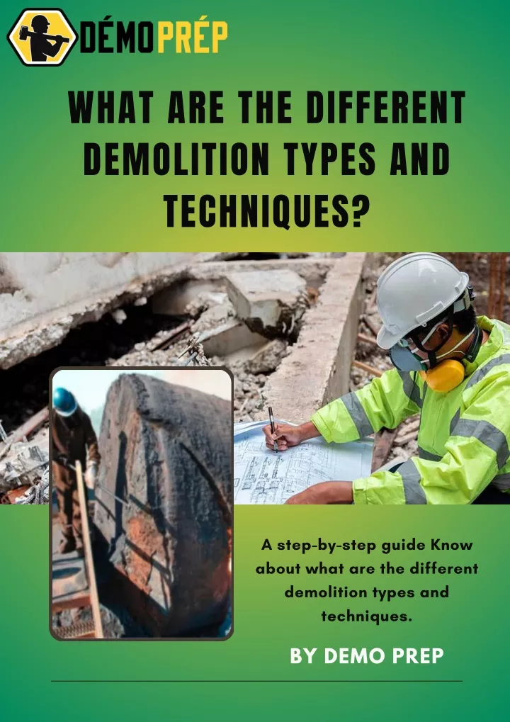 what are the different demolition types