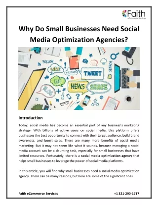 why do small businesses need social media