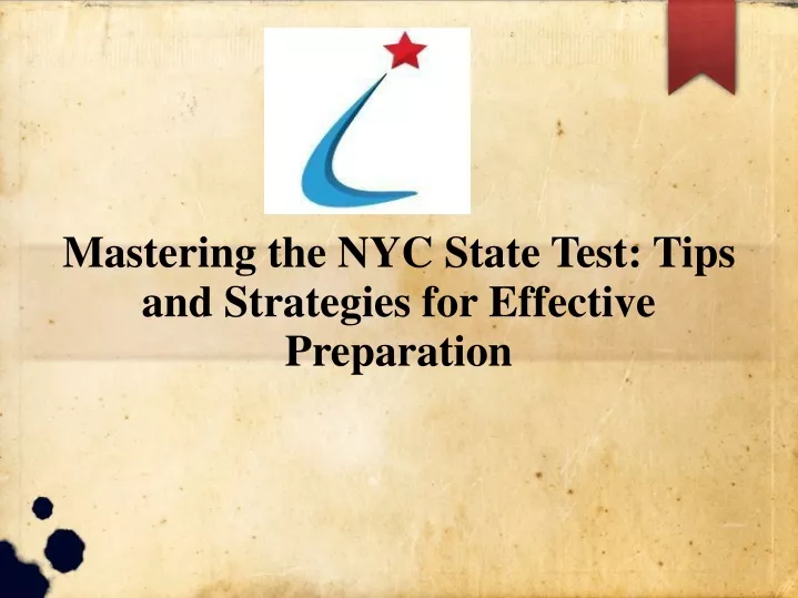 PPT What is the New York State test for? PowerPoint Presentation