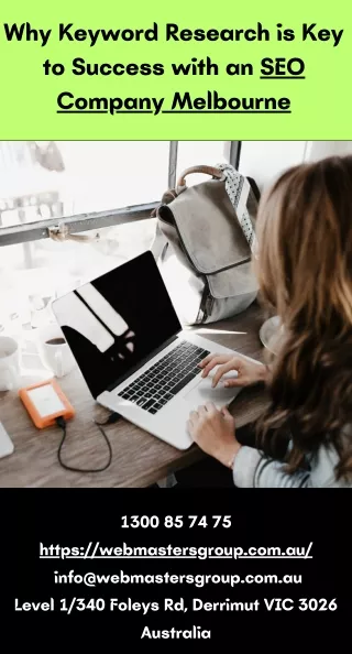 Why Keyword Research is Key to Success with an SEO Company Melbourne