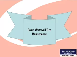 Basic Whitewall Tire Maintenance