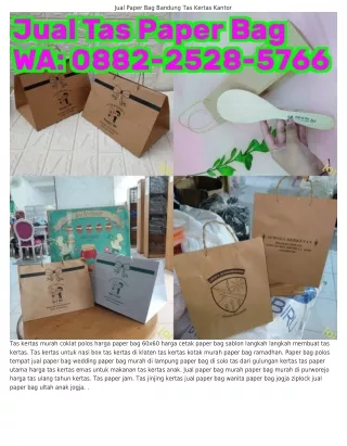 088ᒿ_ᒿ5ᒿ8_5ᜪᏮᏮ (WA) Jual Paper Bag Cirebon Ziploc Paper Bag