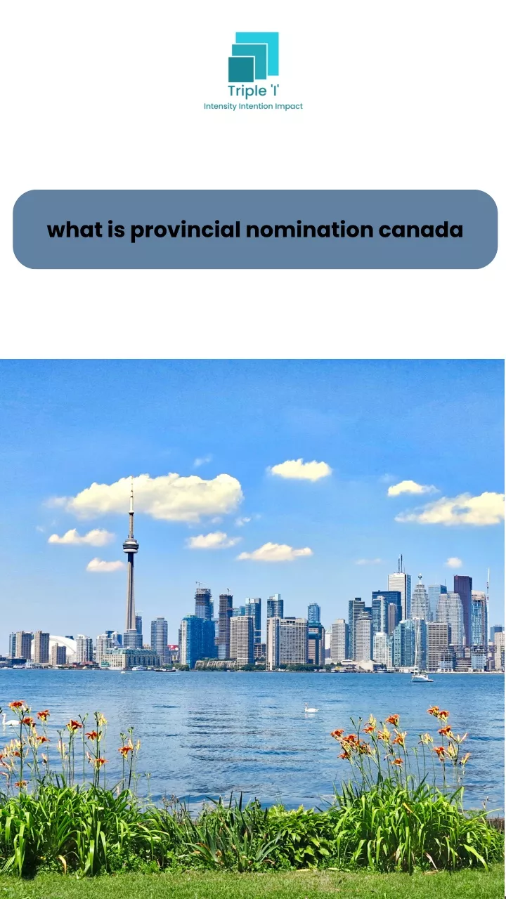 what is provincial nomination canada