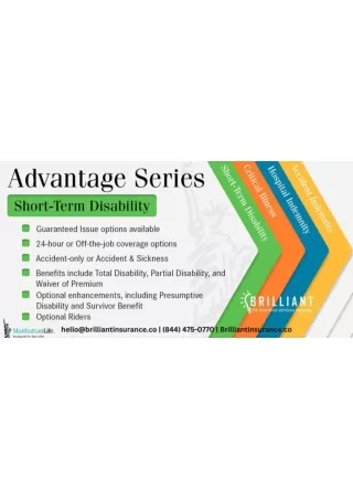 Advantage Series - Brilliant, The Insurance Services Company