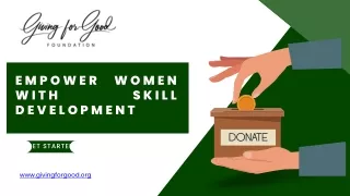 Empower Women with Skill Development