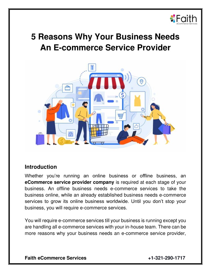 5 reasons why your business needs an e commerce