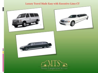 Luxury Travel Made Easy with Executive Limo CT