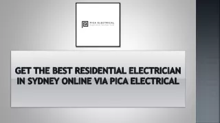 Discover The Expert And Licensed Residential Electrician in Sydney Online