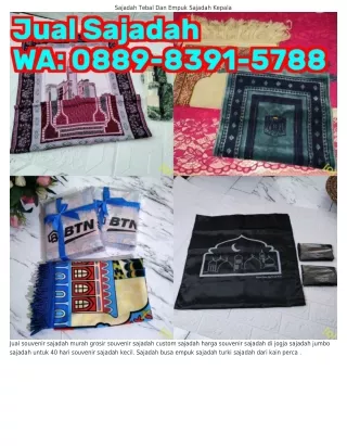 Ô88ᑫ~83ᑫ1~5ᜪ88 (WA) Sajadah Putih Tebal Grosir Sajadah Souvenir Jogja