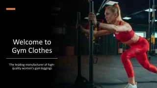 The Leading Manufacturer of High-quality Women's Gym Leggings