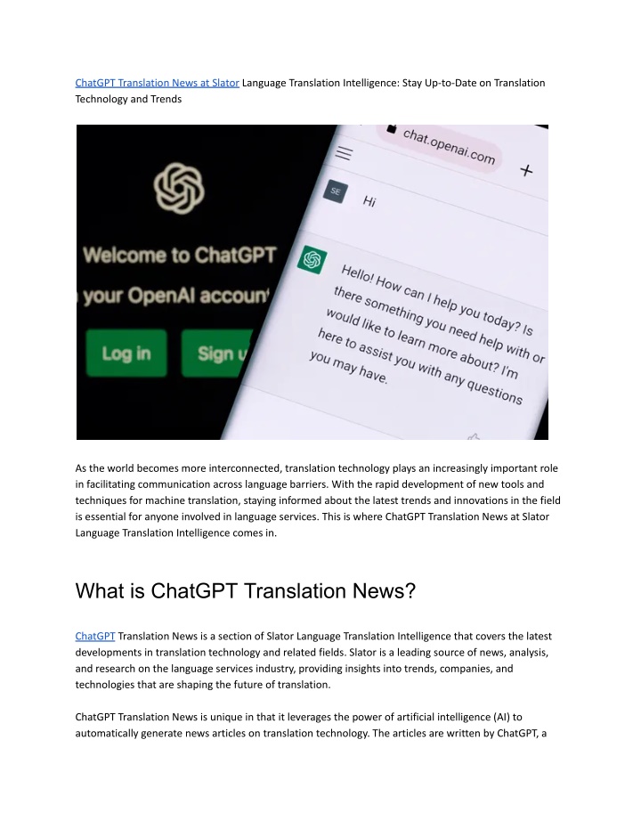 chatgpt translation news at slator language