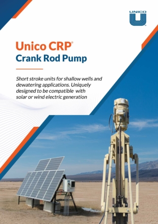 Crank Rod Pump (CRP) -|Unicous