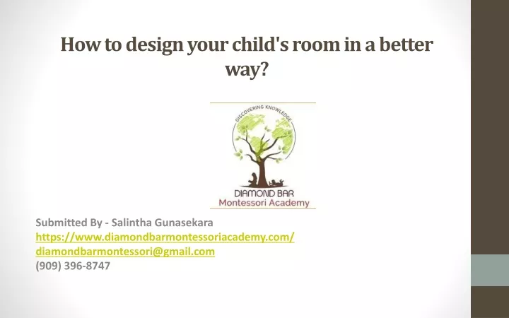how to design your child s room in a better way