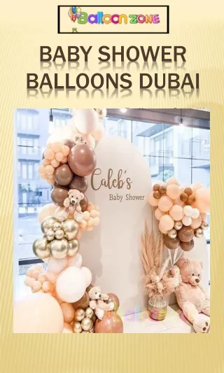 Baby shower balloons Dubai | Newborn baby balloons Dubai
