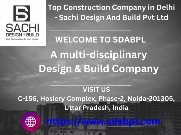 top construction company in delhi sachi design