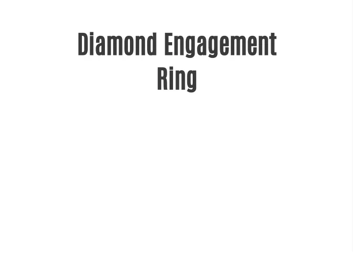 diamond engagement ring