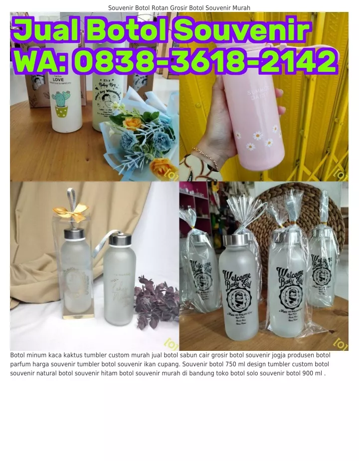 souvenir botol rotan grosir botol souvenir murah