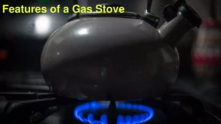 features of a gas stove