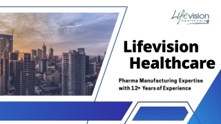 Third Party Manufacturing Pharma Companies in Mumbai