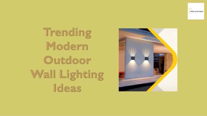 trending modern outdoor wall lighting ideas