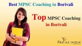 Top MPSC Coaching in Borivali