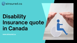 Don't Let Disability Hinder Your Finances: Get Covered with Canada's Best Insura