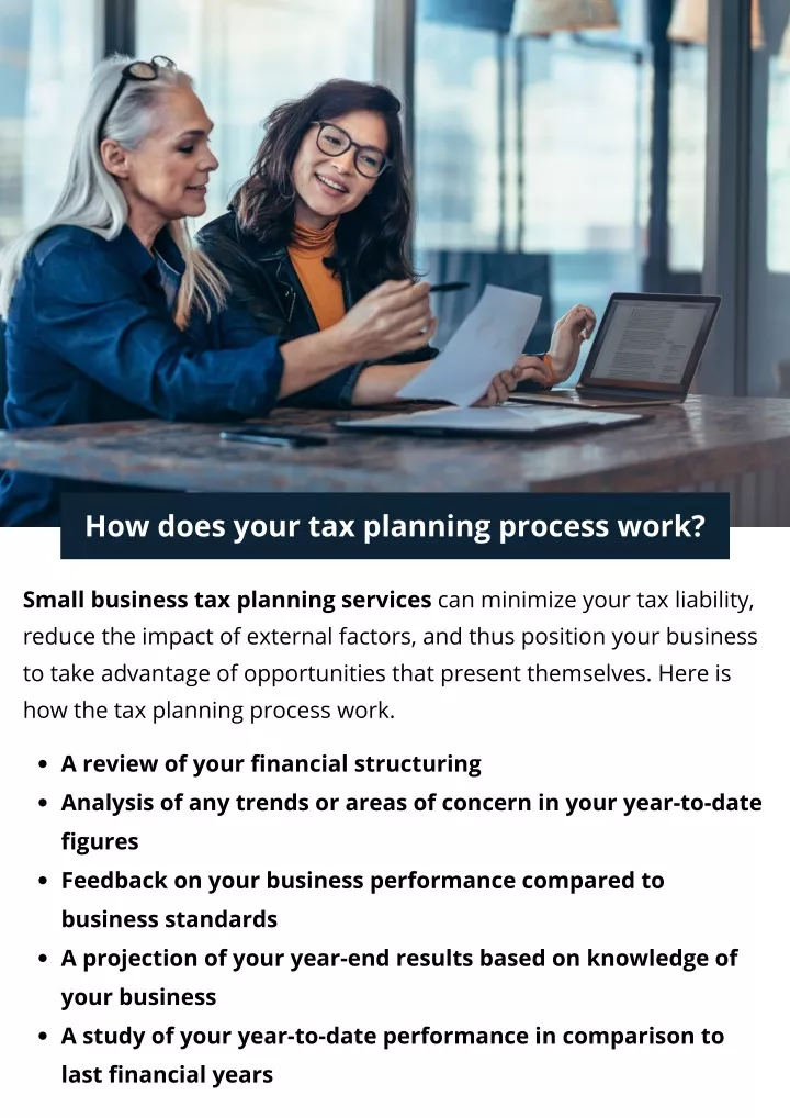 how does your tax planning process work