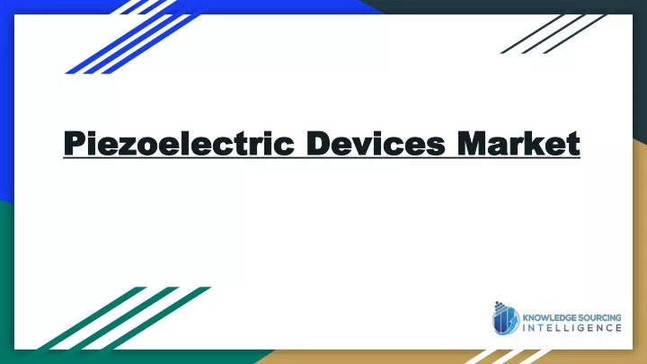 piezoelectric devices market