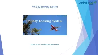 holiday booking system