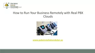 how to run your business remotely with real