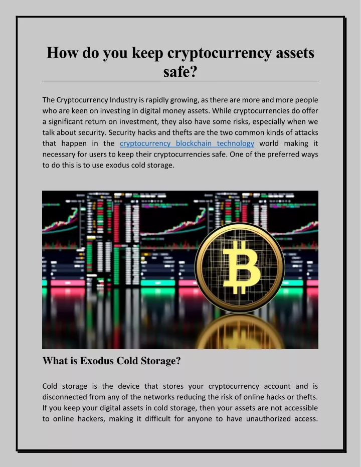how do you keep cryptocurrency assets safe