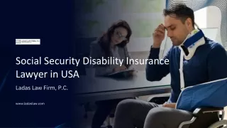 Social Security Disability Insurance Lawyer in USA