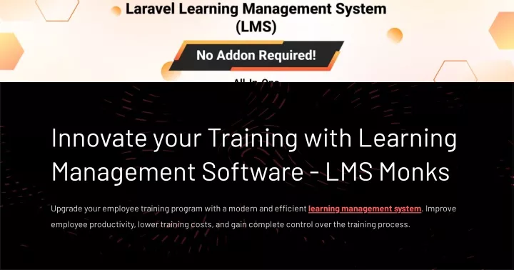 innovate your training with learning management