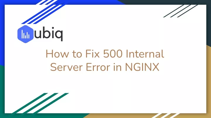 how to fix 500 internal server error in nginx