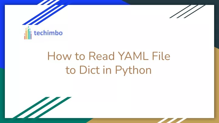 how to read yaml file to dict in python