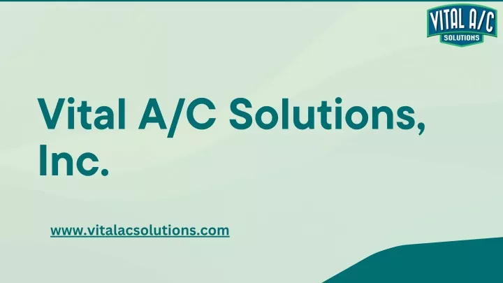 vital a c solutions inc